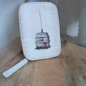 Vintage Birdcage Travel pouch